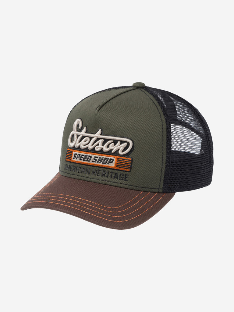 Бейсболка с сеточкой STETSON 7741135 TRUCKER CAP SPEED SHOP