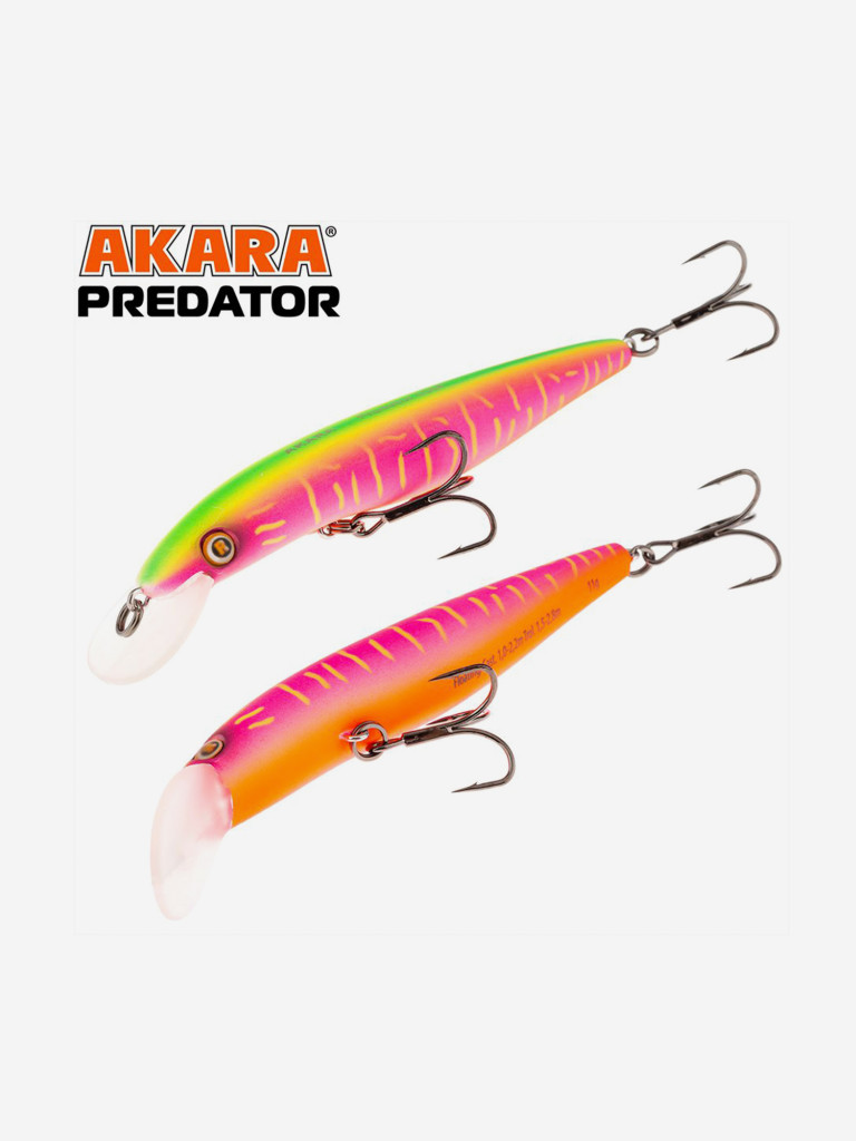 Воблер Akara Predator 125F минноу плавающий на щуку, судака 21гр A207