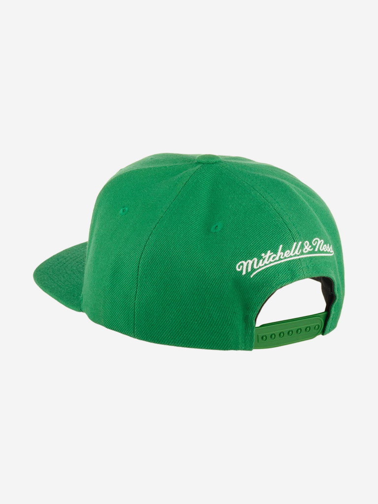 Бейсболка с прямым козырьком MITCHELL NESS 6HSSJS19078-BCEKYGN Boston Celtics NBA (зеленый)
