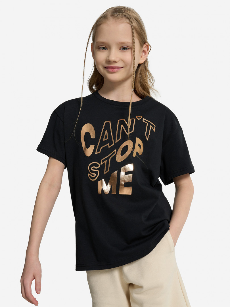 Футболка для девочек Demix Черный 399₽