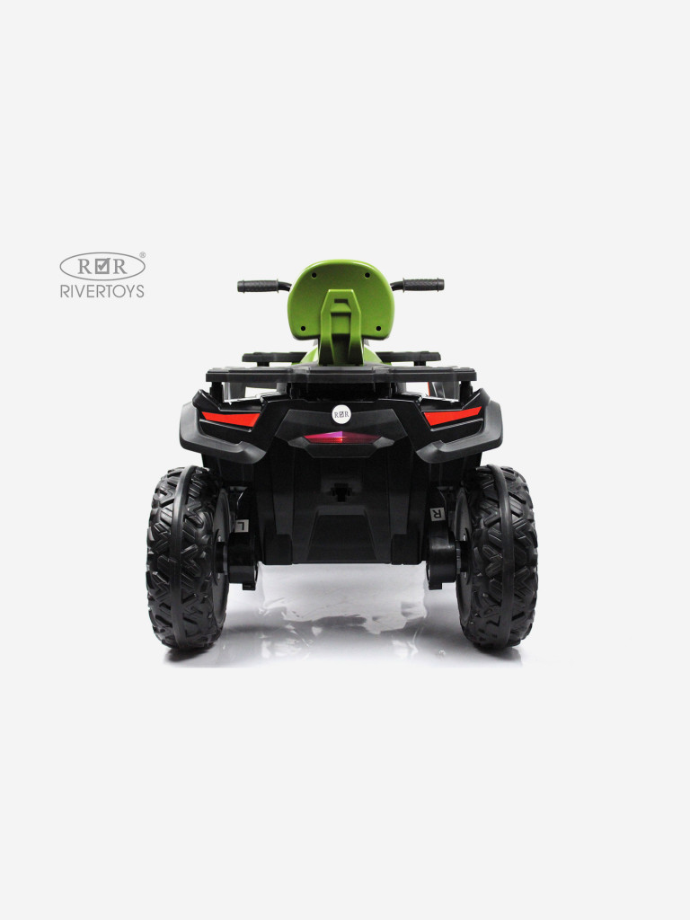 Детский электроквадроцикл RIVERTOYS T001TT 4WD зеленый