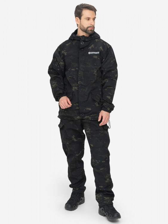 Костюм мужской Huntsman Горка-3 демисезонный ветровлагозащитный из смесовой ткани рипстоп для охоты и рыбалки