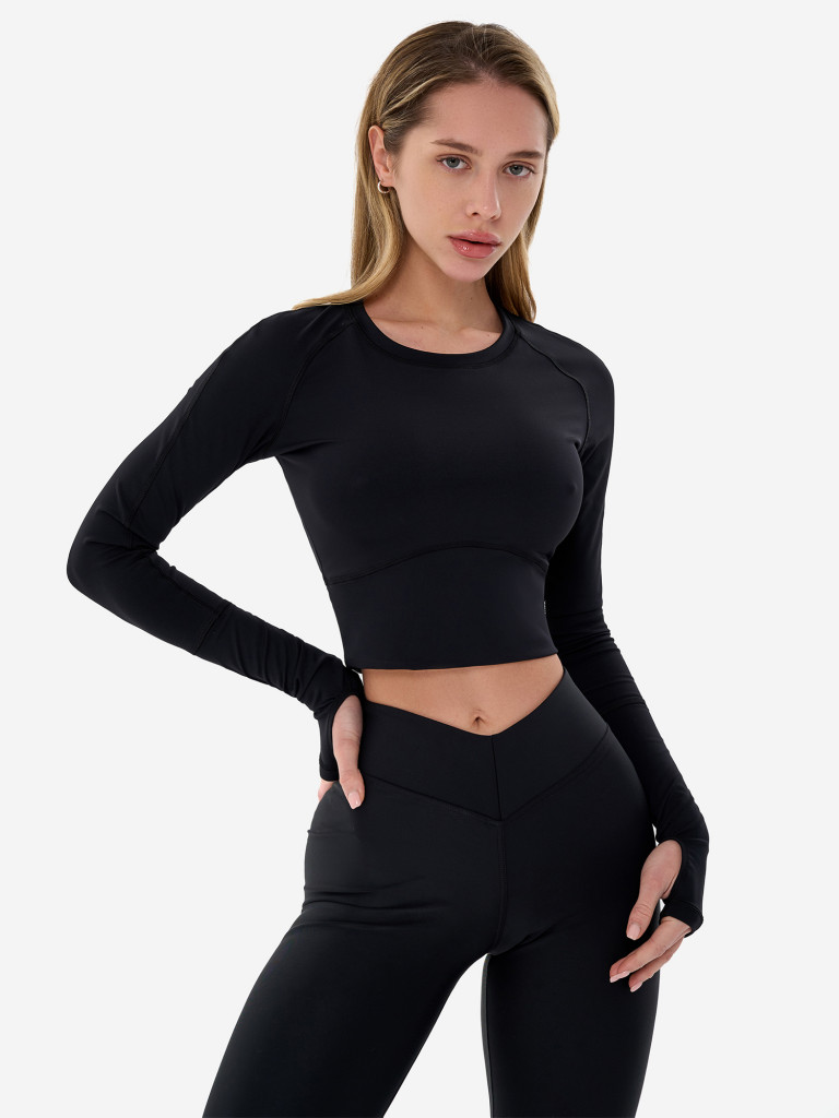 Рашгард женский Bona Fashion Activity Rash "Black"
