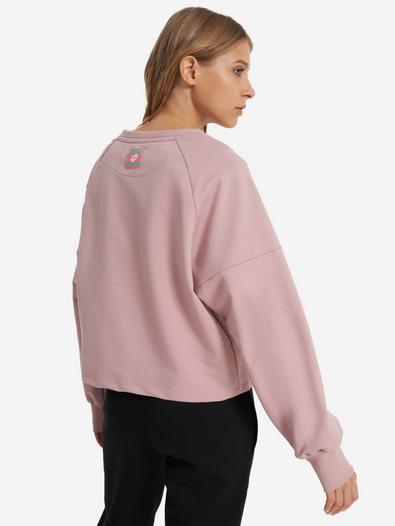 Свитшот женский Lotto Blocco Crewneck 30117520299 Фиолетовый, размер 52,48, 50,46, фото 3