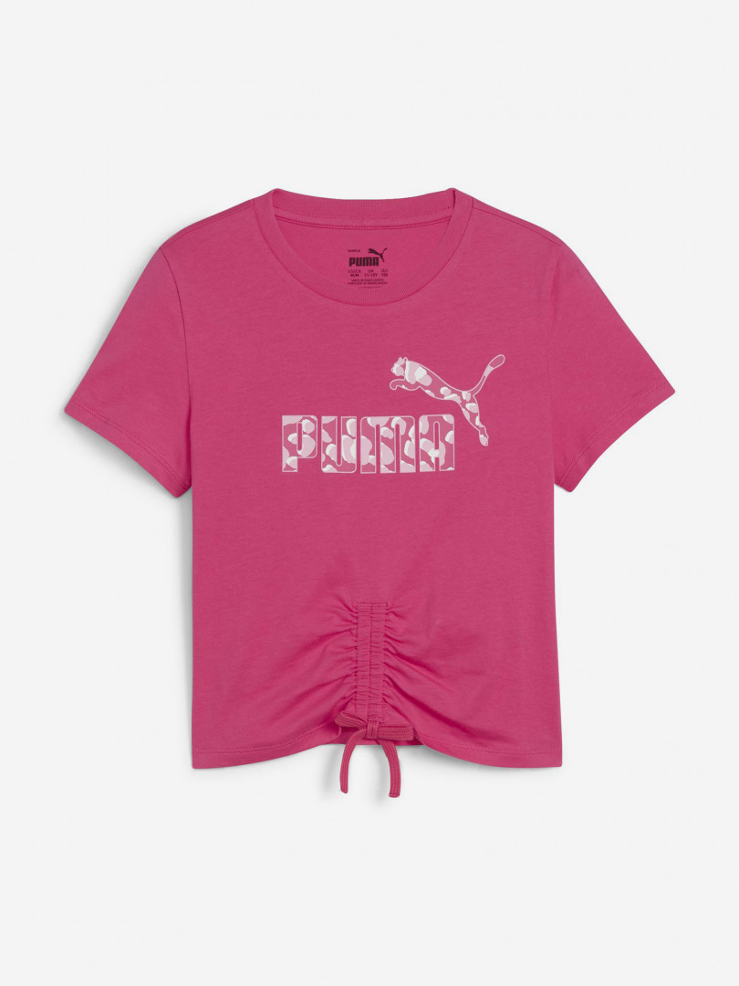 фото Футболка для девочек puma ess, розовый