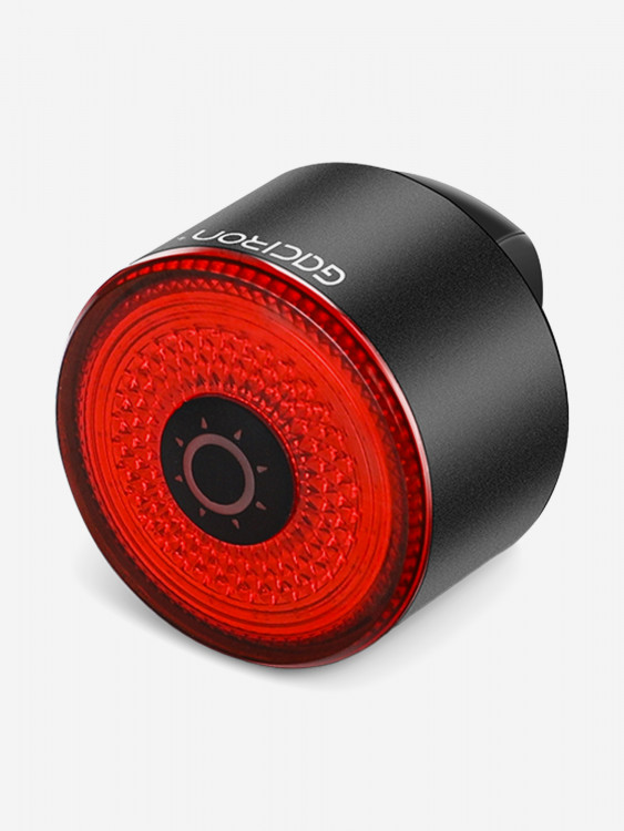 Велосипедный фонарь GACIRON Loop-100 с датчиком торможения, вид - задний, цвет черный