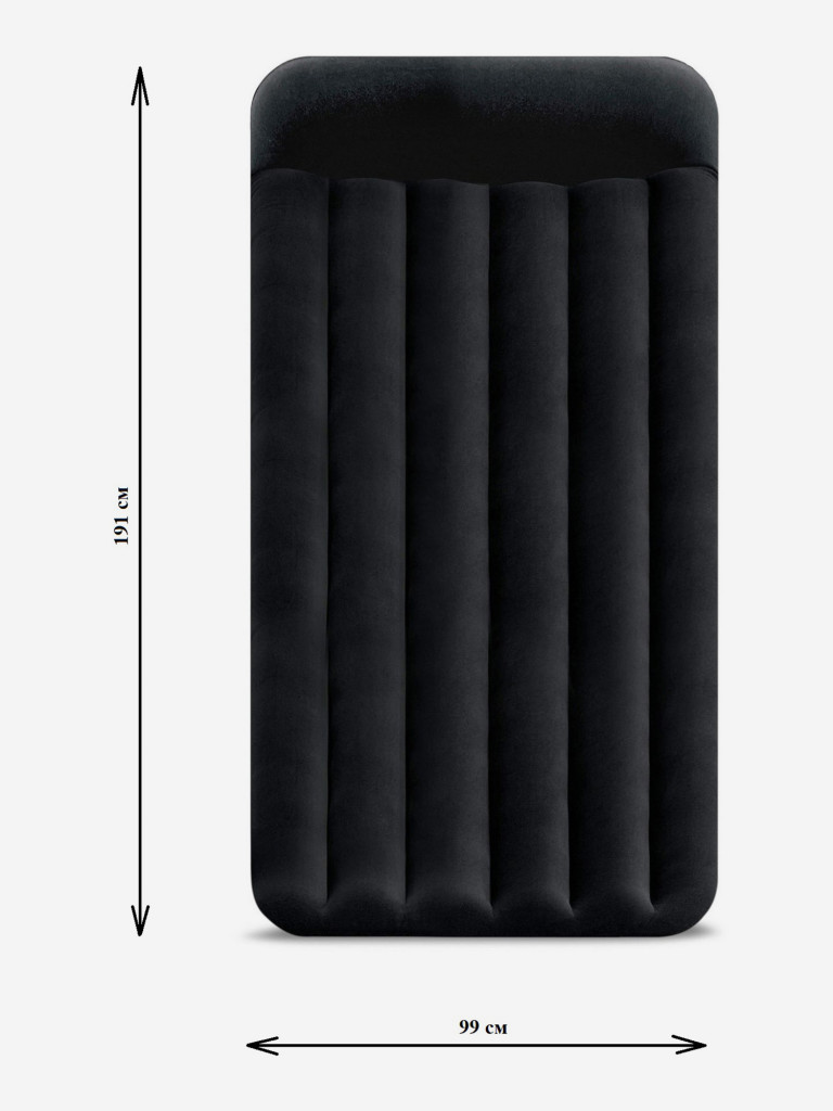 Кровать надувная Intex 64141 DURA-BEAM PILLOW REST CLASSIC, Twin, 99x191x25 см