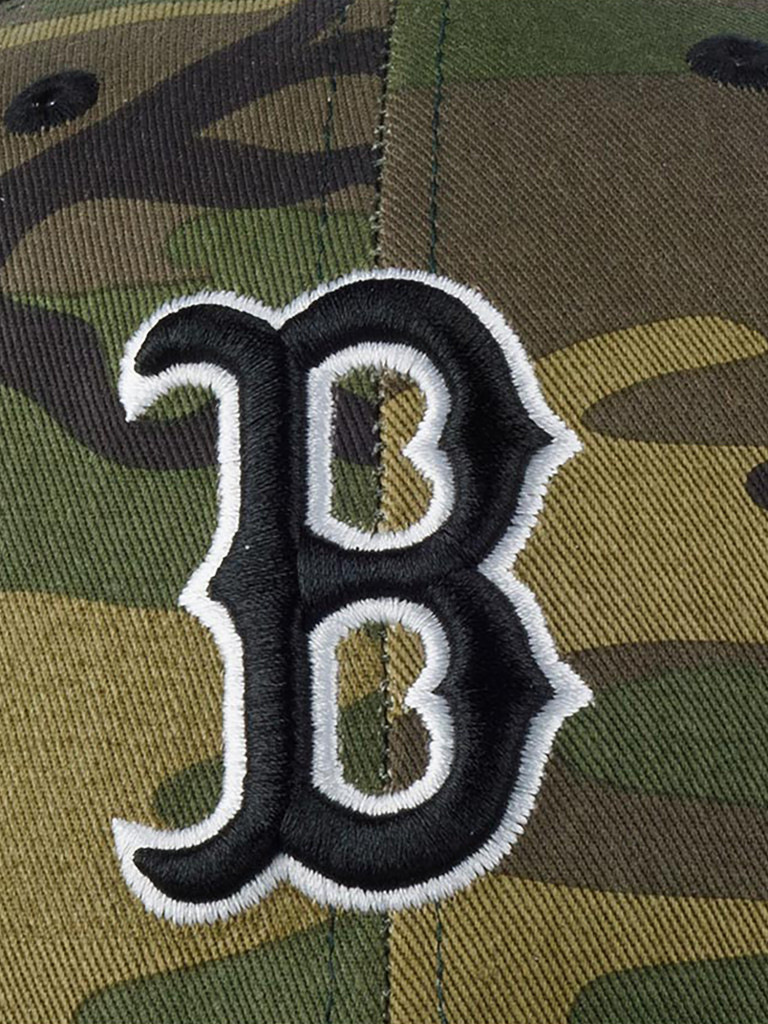 Бейсболка с сеточкой 47 BRAND B-CBRAN02GWP-CMB Boston Red Sox MLB (оливковый)