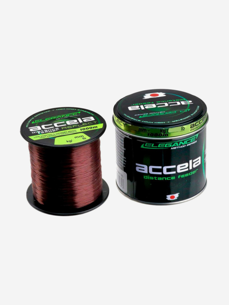 ELEGANCE METHOD Леска Accela Distance Feeder Reflect 1000м 0.25мм 7.79кг