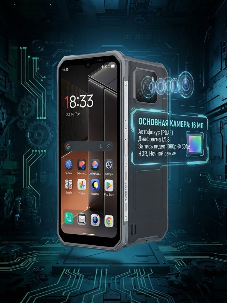 Смартфон Blackview FORT 100, 8/128 Гб