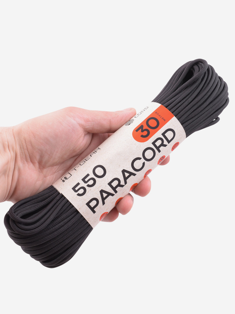 Паракорд 550 T-Gear x CORD nylon 30м (Black)