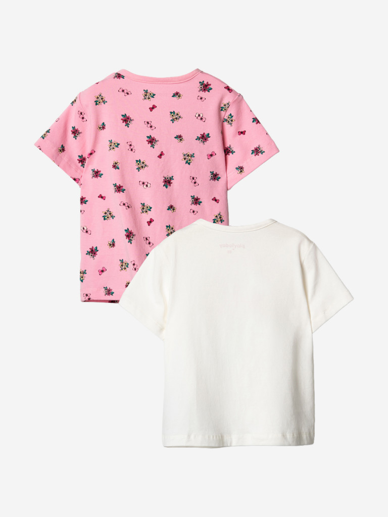 Футболка для девочки, 2 шт в комплекте PlayToday