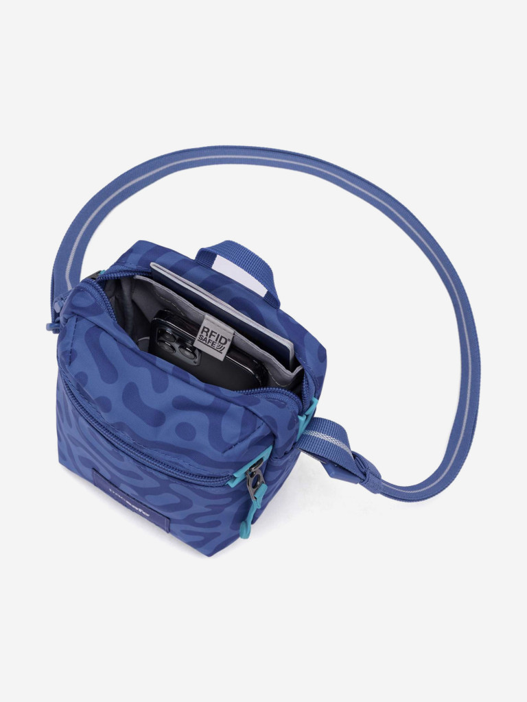 Сумка антивор Pacsafe GO Micro Crossbody, Cerulean Blue, 1,5 л.