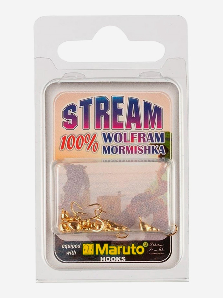 Мормышка Helios вольфрамовая Муравей с ушком 4мм 1г Go (MW-1340-Go), 10 штук в упаковке