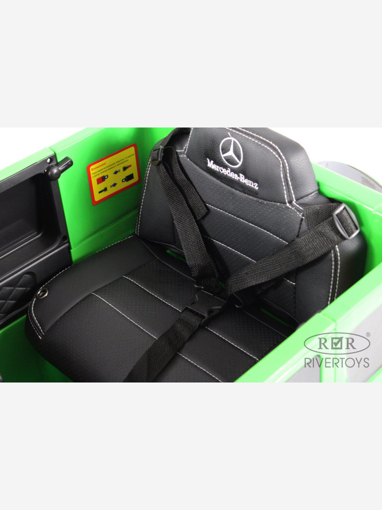 Детский электромобиль RIVERTOYS Mercedes-AMG G63 (G222GG) зеленый