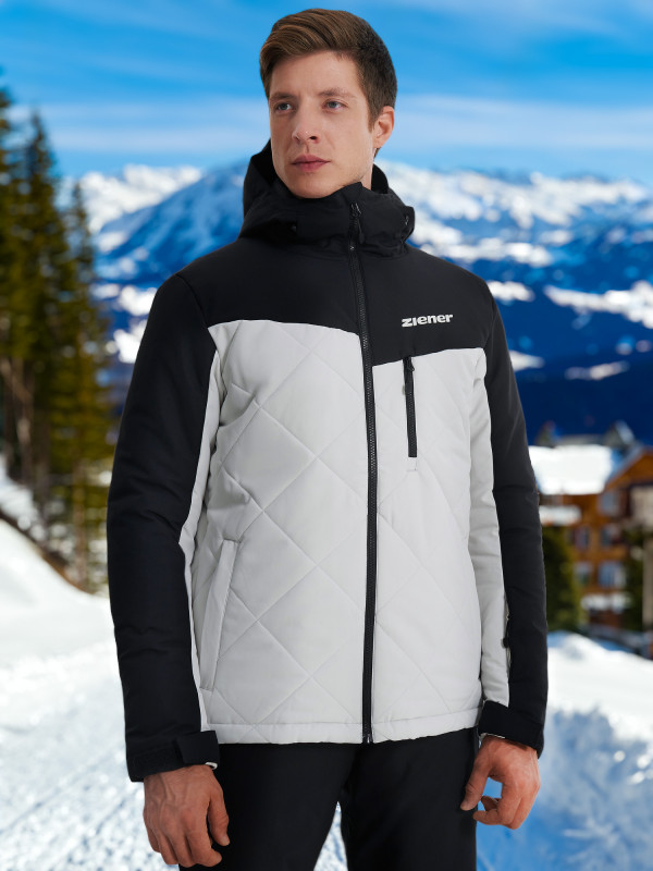 Куртка горнолыжная мужская Ziener Pafi арт. 235200 оливковый цвет — купить за 10399 руб. со скидкой 50 %, отзывы в интернет-магазине Спортмастер