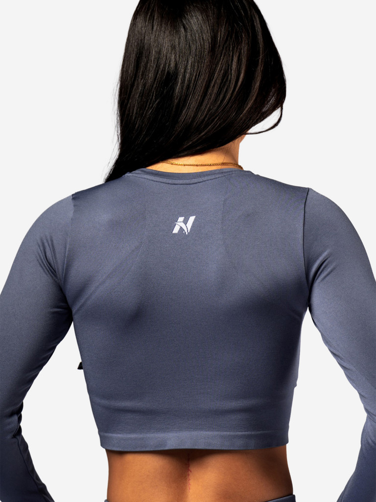 Лонгслив женский NEBBIA Seamless Long-Sleeve Top POWER 892 Grey