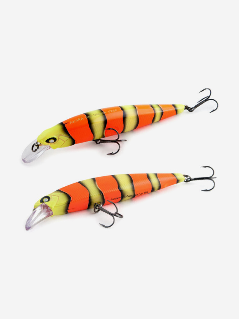 Воблер Akara Best Minnow 100SP минноу суспендер на щуку, судака 15гр A70