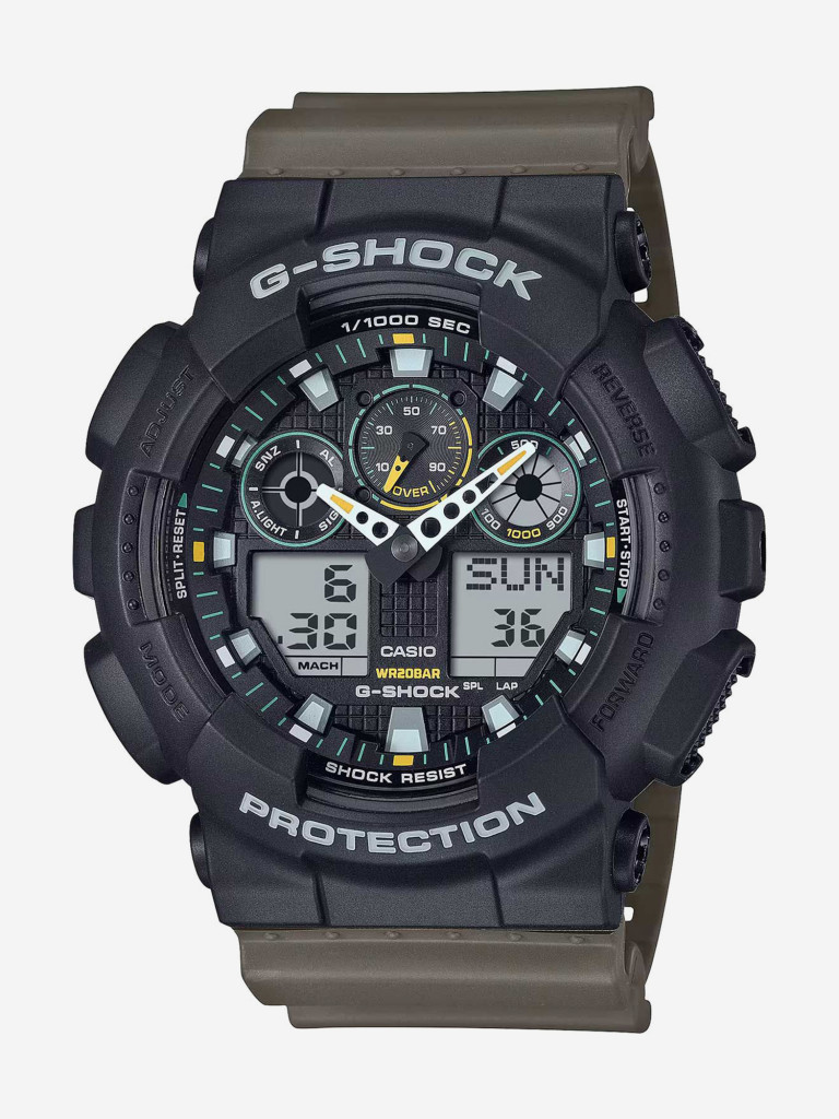Спортивные часы CASIO G-SHOCK GA-100TU-1A3