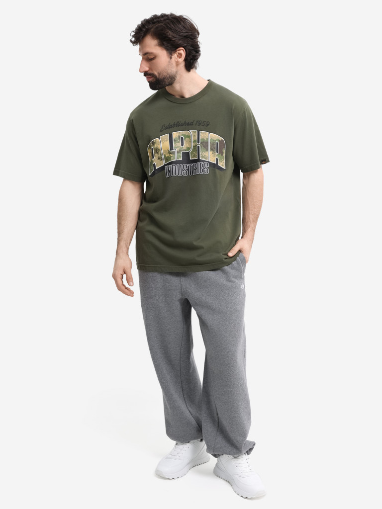 Футболка Camo Logo Alpha Industries