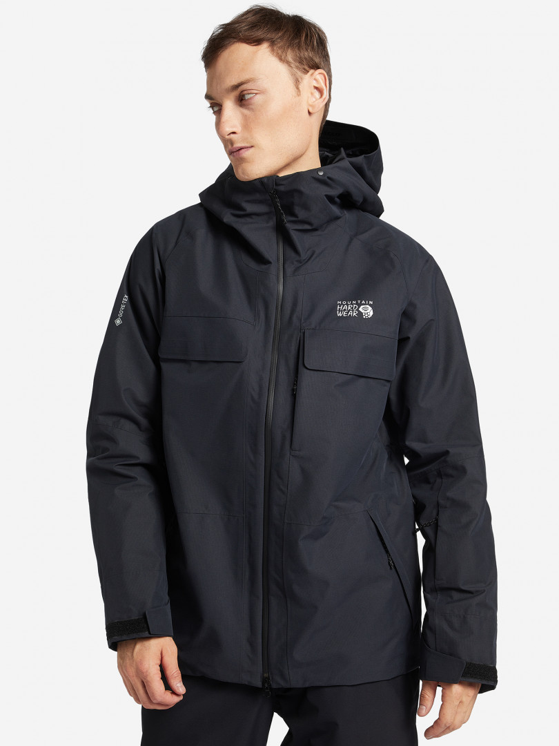 фото Куртка утепленная мужская mountain hardwear cloud bank™ gore-tex® lt insulated jacket, черный