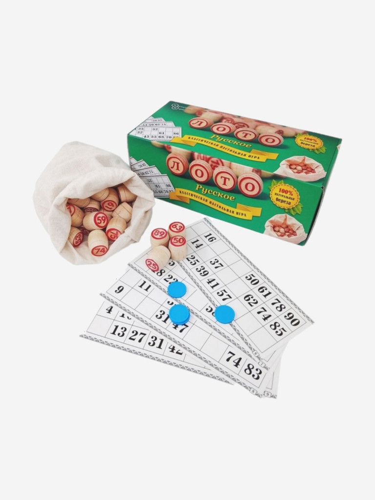 Игра настольная в картонной коробке, Нескучные игры, Лото