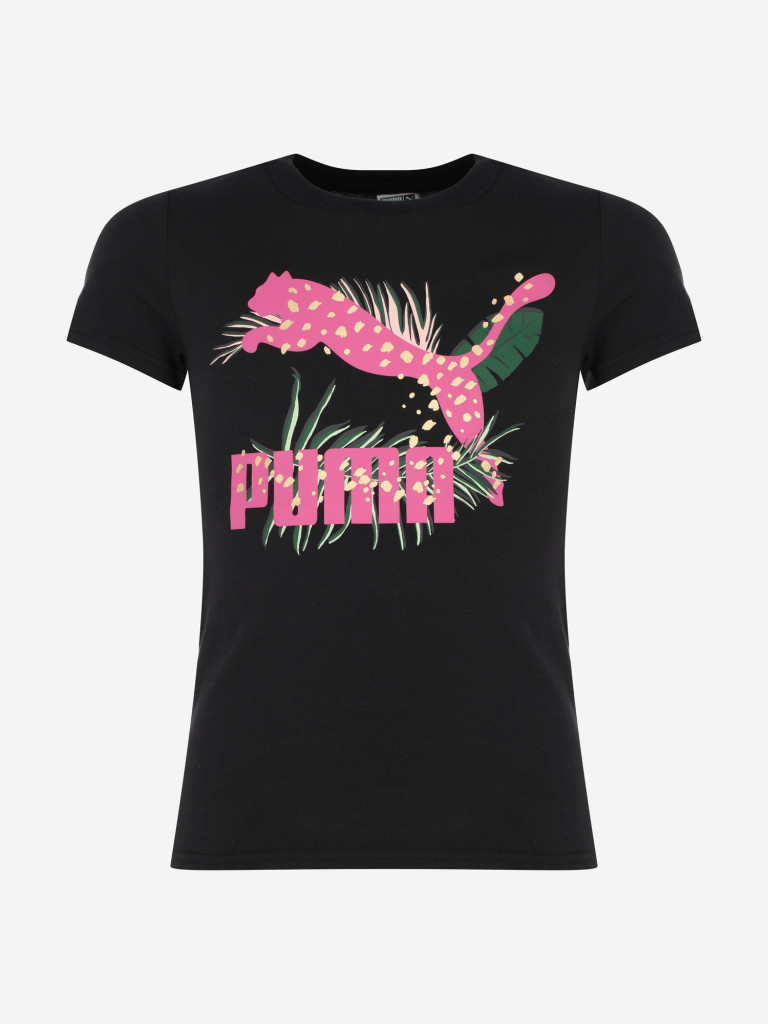 Футболка для девочек PUMA Classics Vacay Queen Graphic
