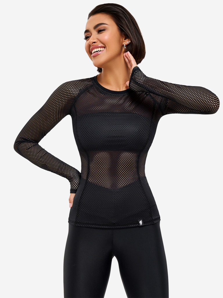 Рашгард женский Bona Fide Rashguard Round Fresh "Black"