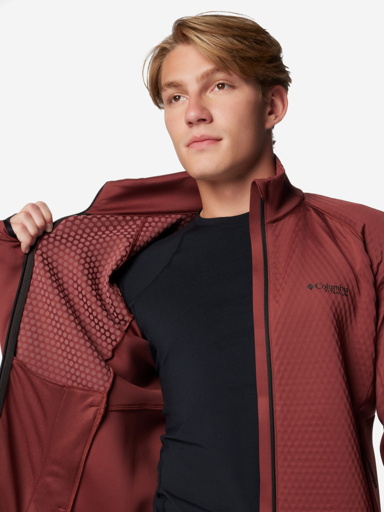 Толстовка мужская Columbia Crystal Leaf Omni-Heat Helix Full Zip