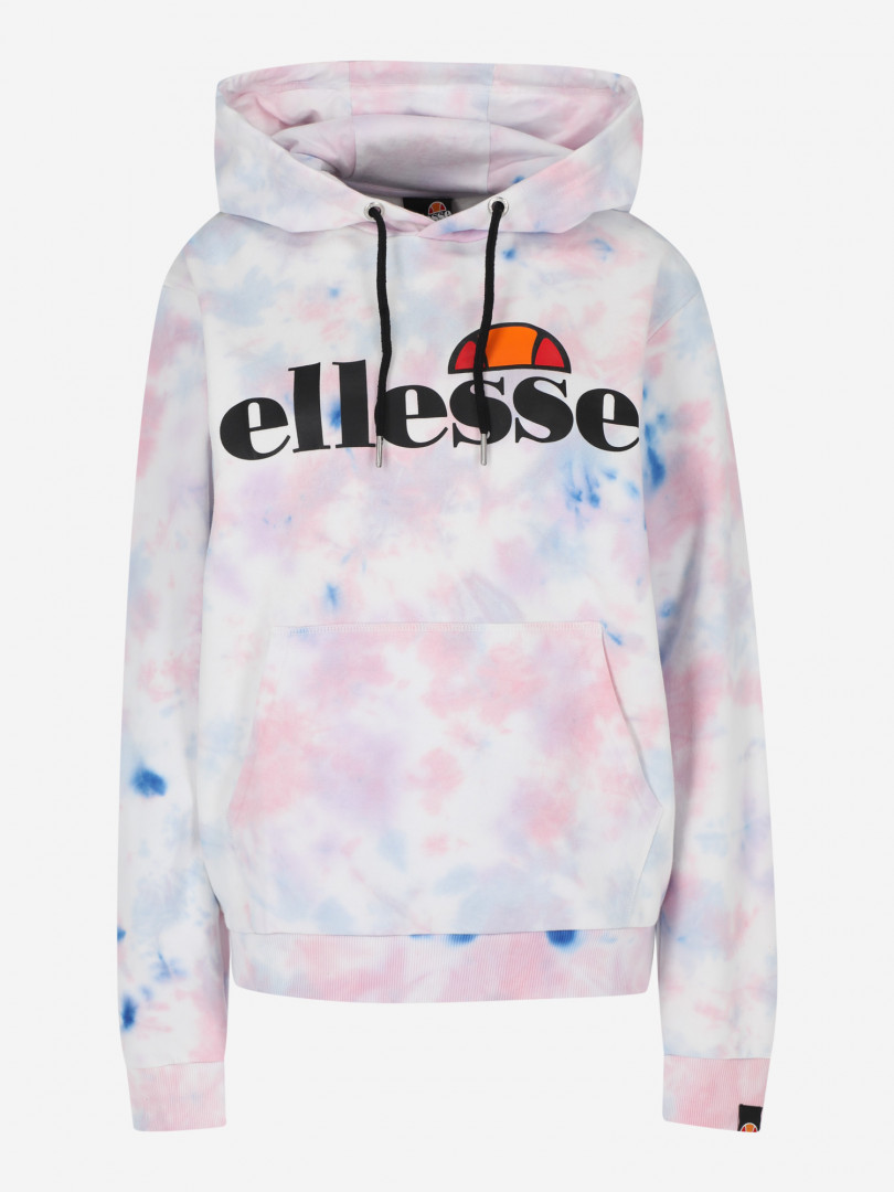 фото Худи женская ellesse torices tie dye, розовый