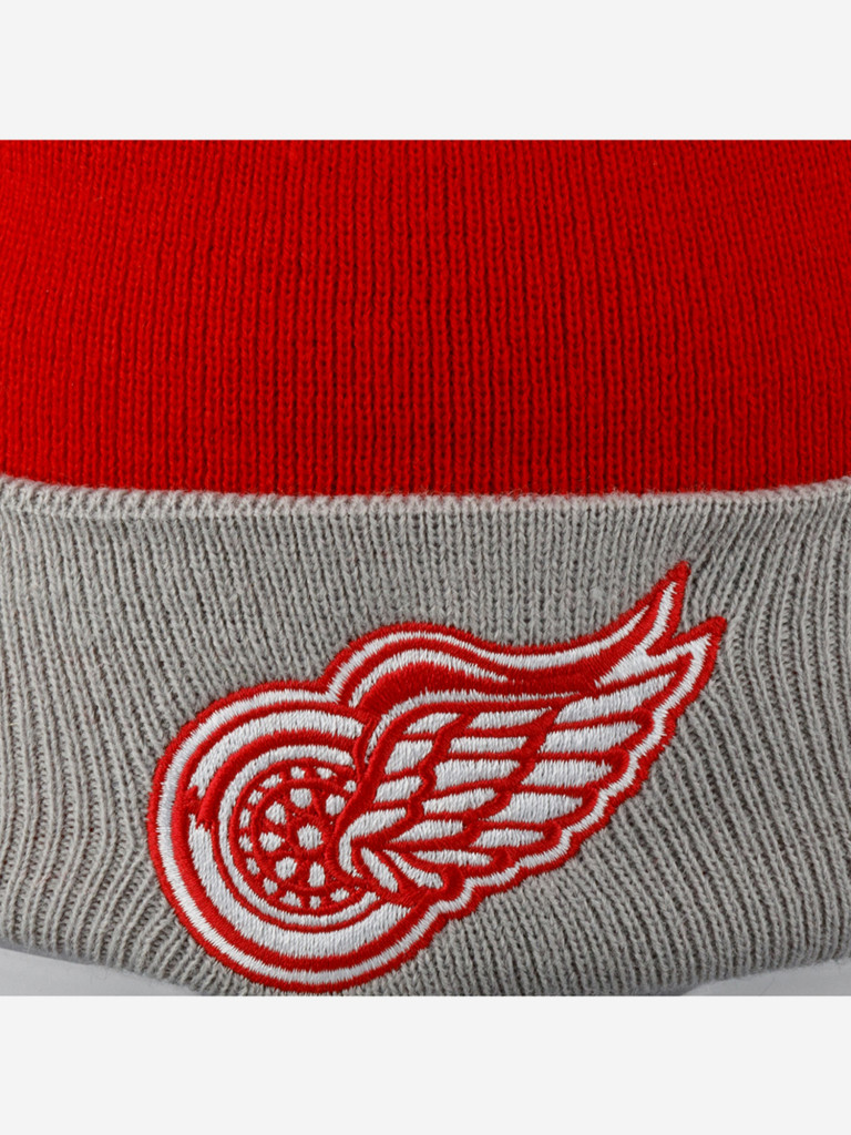 Шапка с отворотом MITCHELL NESS MN-NHL-EU174-DETRED-RED Detroit Red Wings NHL