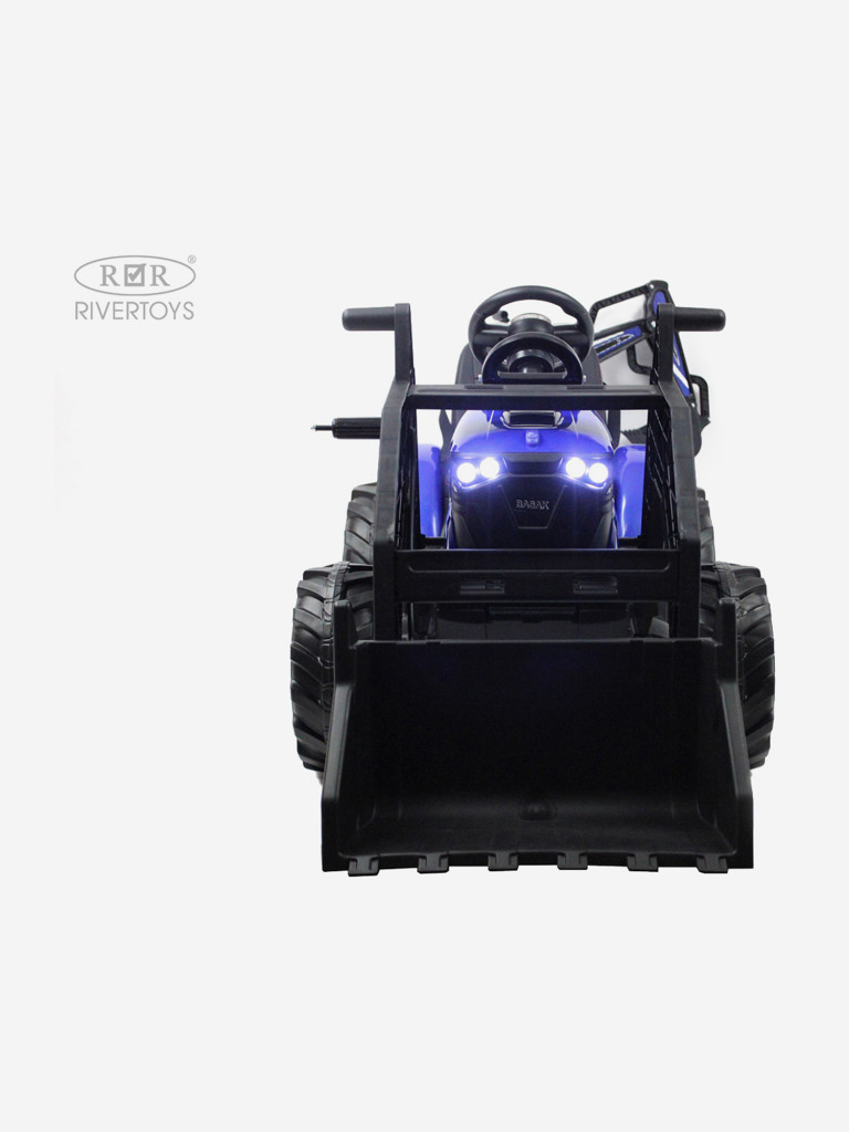 Детский электромобиль RIVERTOYS экскаватор-погрузчик A777MP