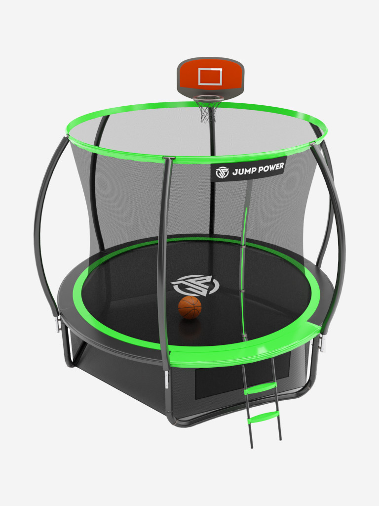 Каркасный батут Jump Power 10 ft Pro Inside Basket Green