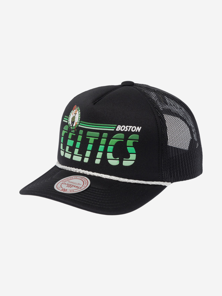 Бейсболка с сеточкой MITCHELL NESS HT11491-BCEBLCK Boston Celtics NBA (черный)