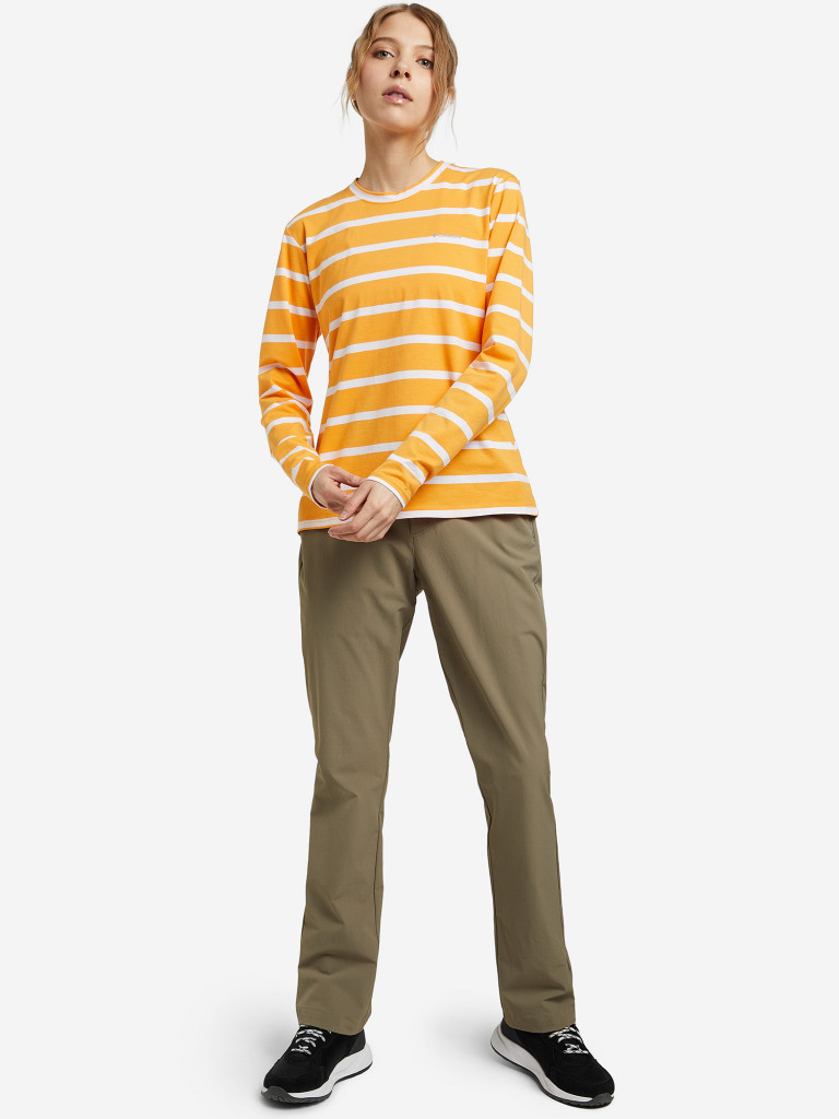 Футболка женская Columbia Sun Trek Pattern Long Sleeve Tee