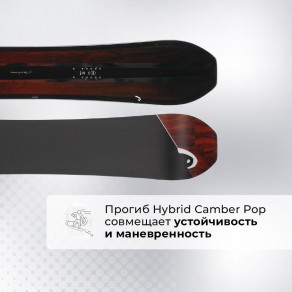 Сноуборд Head Powerhouse LYT арт. 330073 черный цвет — купить за