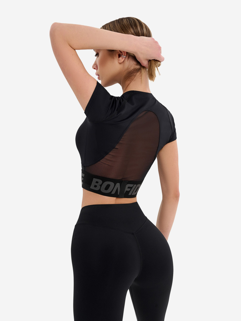 Топ женский Bona Fide: Hi-Tech Shirt "Black"