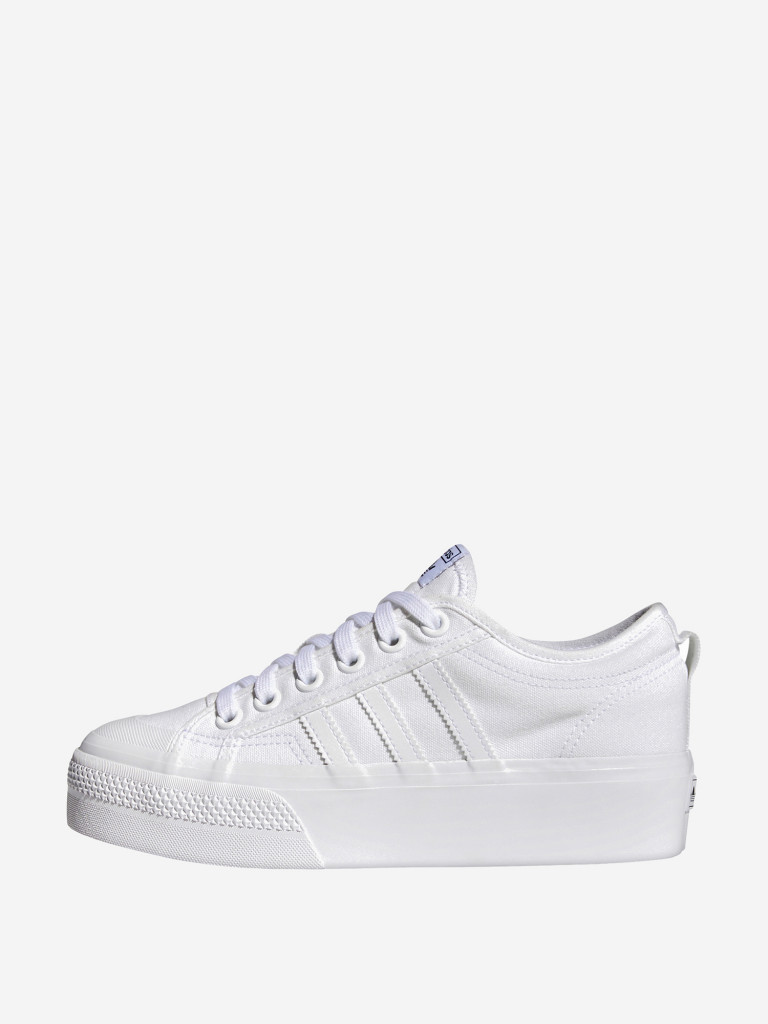 Platform store white adidas