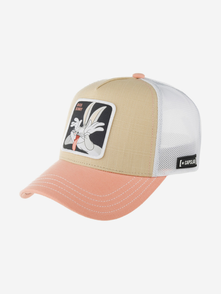 Бейсболка с сеточкой CAPSLAB CL/LOO8/1/CT/BUG5 Looney Tunes Bugs Bunny (белый)