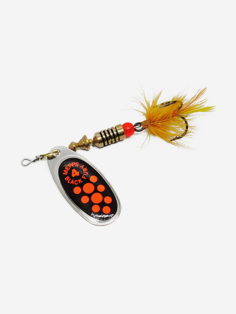 Блесна Mepps BLACK FURY ORANGE MCH AG №4