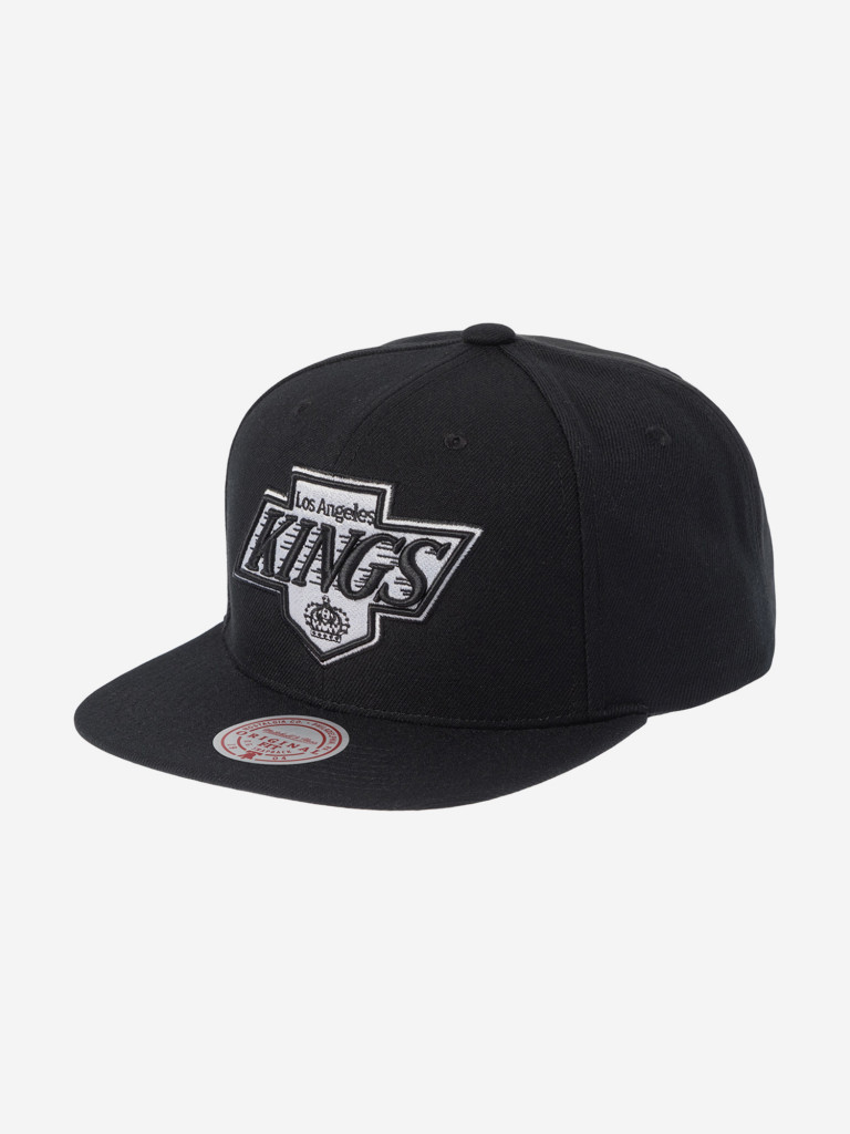 Бейсболка с прямым козырьком MITCHELL NESS HS8545-LAKBLCK Los Angeles Kings NHL