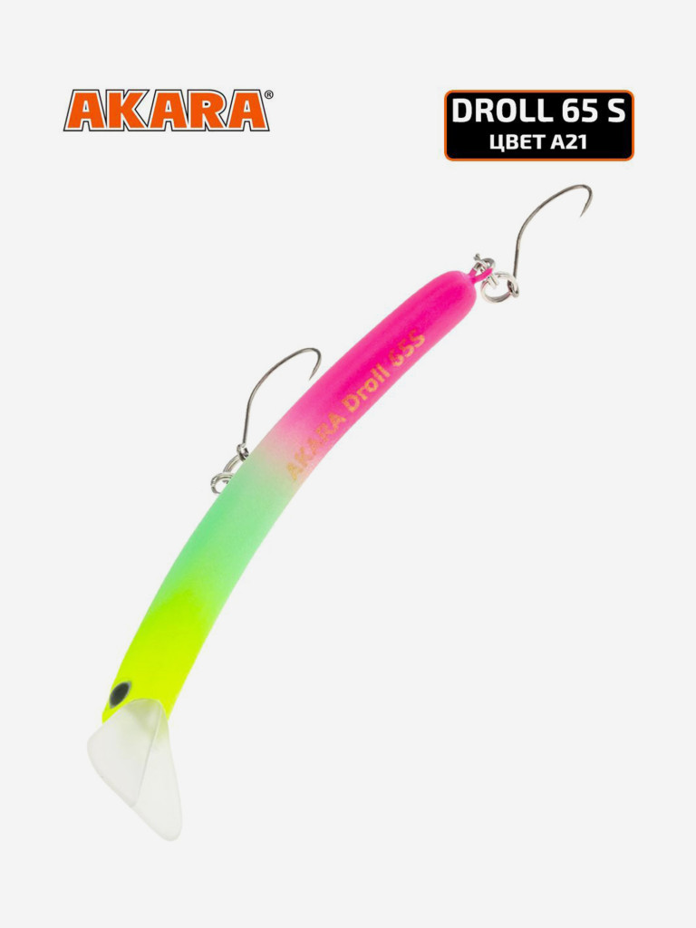 Воблер Akara Droll 65S минноу тонущий на форель 3,7гр A21