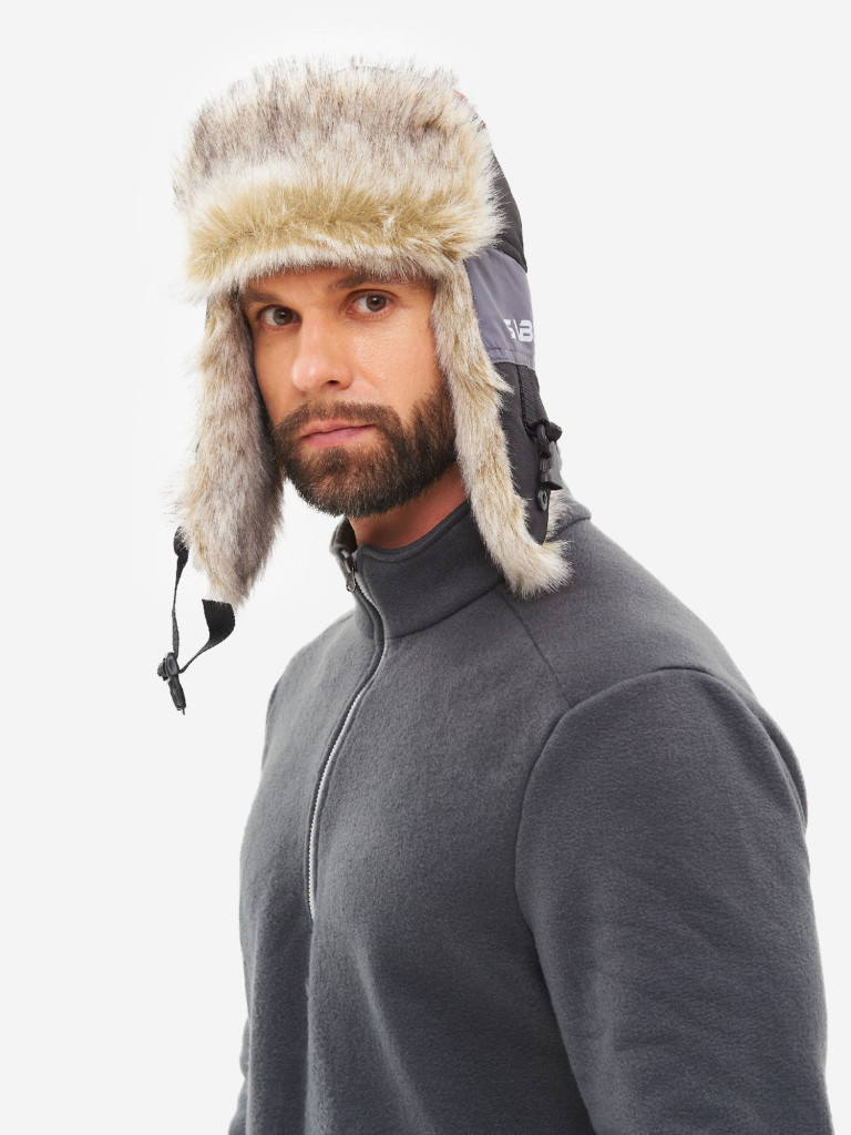 Шапка-ушанка зимняя мужская Huntsman Siberia Breathable меховая мембранная
