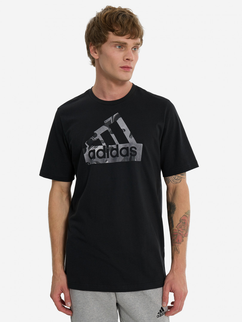 Футболка мужская adidas Camo 31771990299 Черный, размер 56, 58,48, 50,44, 46, фото 2