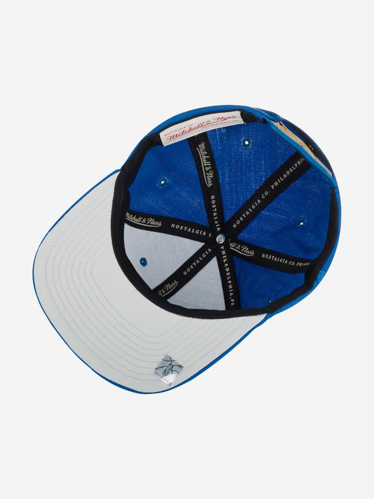 Бейсболка с прямым козырьком MITCHELL NESS HHSS2991-GSWYYPPPBLUE Golden State Warriors NBA
