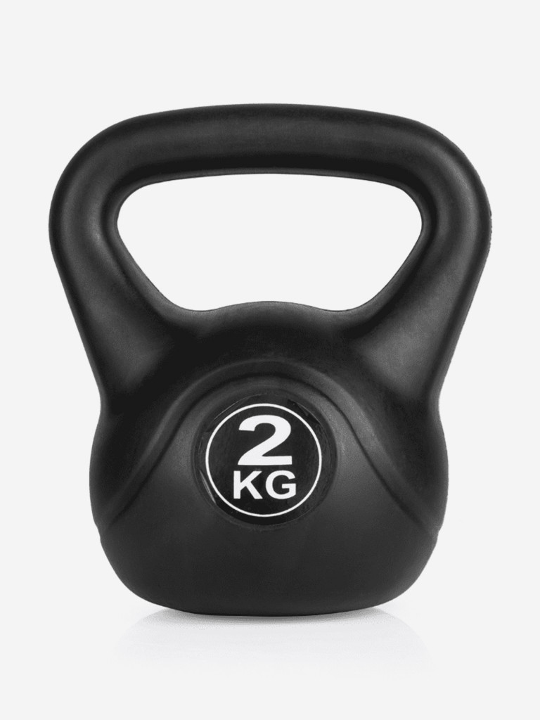 Гиря пластиковая Sportlim 2 кг Черная