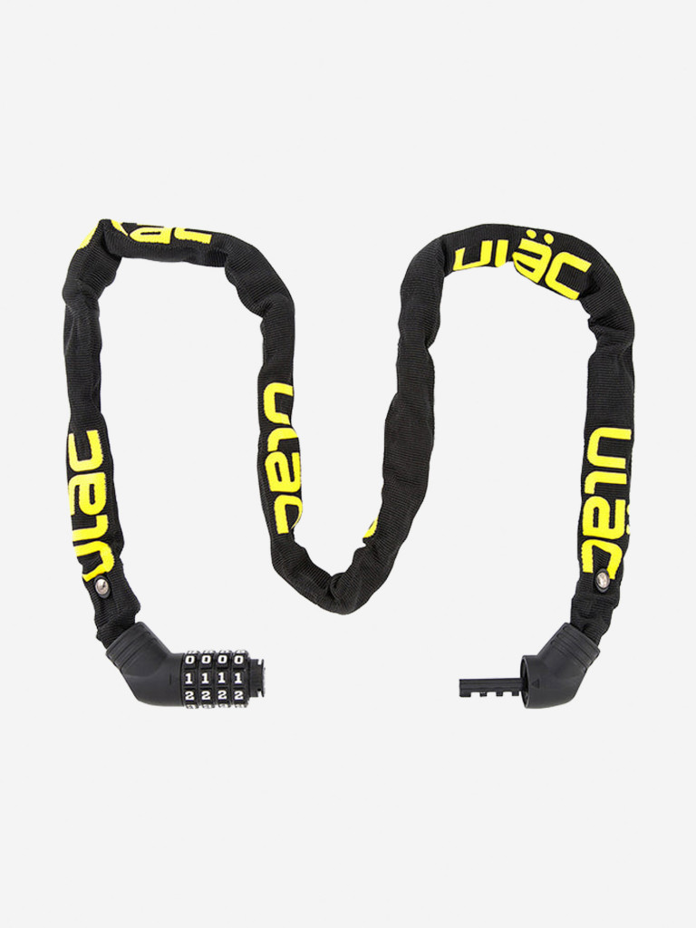 Велосипедный замок Ulac Street Fighter Steel Chain Lock Combo Black