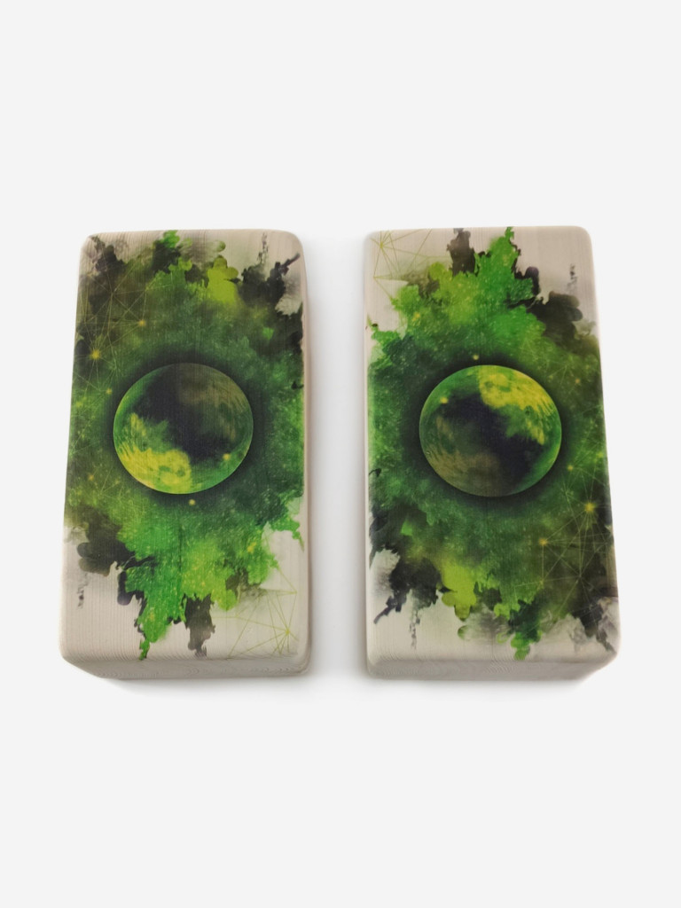 Кирпич для йоги Earth Elements Collection, 23 см х 11 см х 8 см йога блок, 2 шт