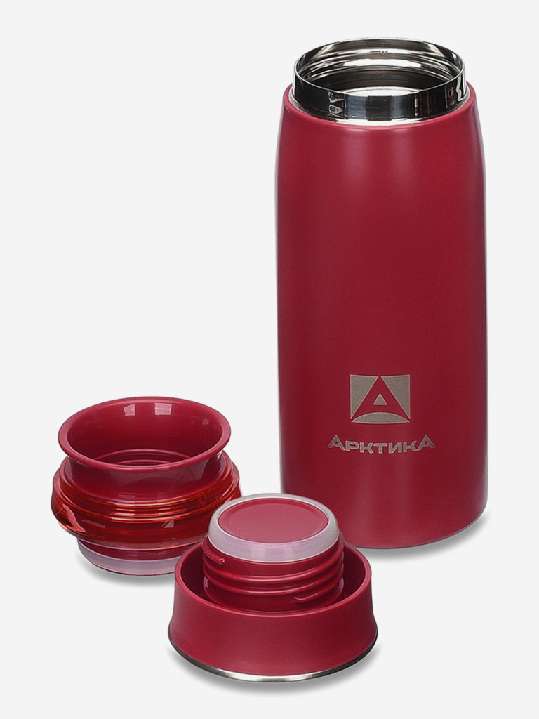 Термокружка Арктика 715 с ситечком 320 мл, красная