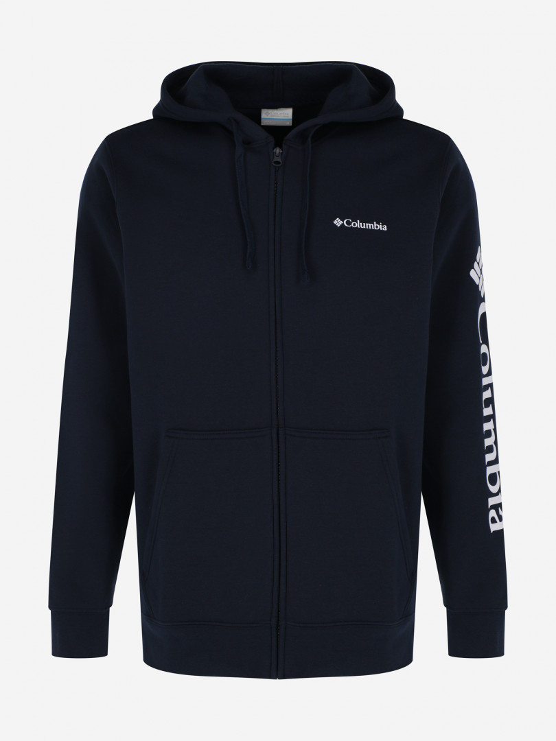 фото Джемпер мужской columbia trek full zip hoodie, синий